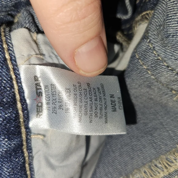 Red Star Womans Capri Jeans Size 8 - Picture 12 of 12